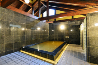 明治以前の有馬の湯殿サイズを復元した
金泉の大浴場